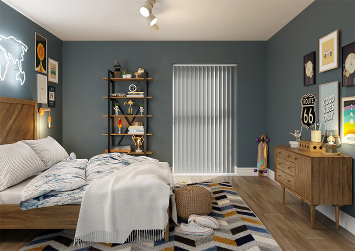 Roma, Grey Nickel - Vertical Blind - Image 8